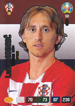 Luka Modric Croatia Panini UEFA EURO 2020 FANS - Captain #075